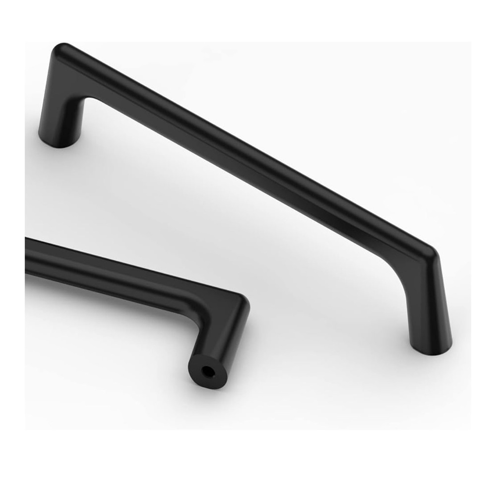Sleek Black Cabinet Handle